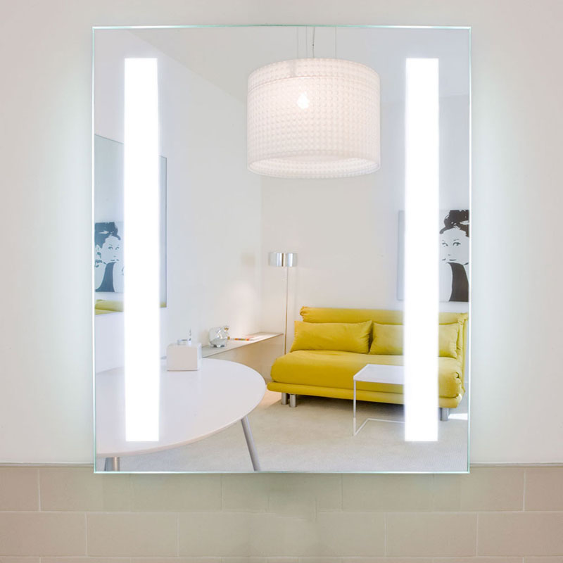 EU a USA Luxusní LED podsvícené koupelnové zrcadlo-ENE-AL-102