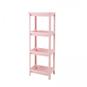 Vysoce kvalitní 4-vrstvé multifunkční kuchyňské plastové úložné regály