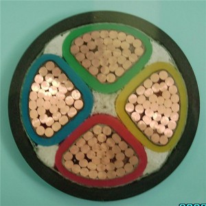 Napájecí kabel 0,6 / 1kv xlpe izolovaný 4C 25mm2 4C 16mm2 pro IEC60502