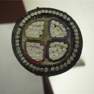 Hliníkový pancéřovaný kabel Xlpe / 4jádrový pancéřovaný kabel