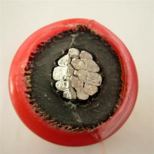 15KV 8,7 / 15KV měděný jádro MV napájecí kabel s kovovým brněním