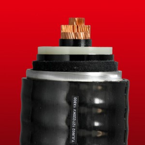 132kv 230kv HV napájecí kabel Podzemní napájecí kabel s kovovým pláštěm GB 11017. IEC61840