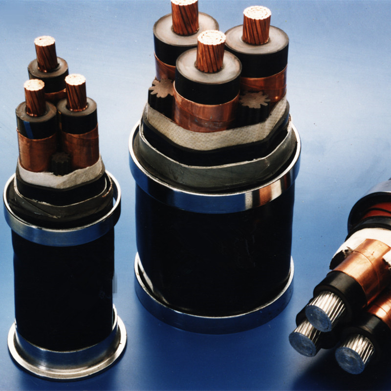 132kv 230kv HV napájecí kabel Podzemní napájecí kabel s kovovým pláštěm GB 11017. IEC61840