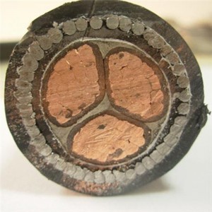 95mm2 čtyřžilový kabel XLPE / PVC pancéřovaný měděný vodič LV vícežilový kabel Swa