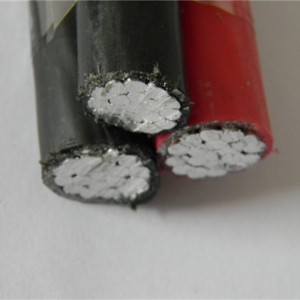 Kabel režijního vedení Triplex 600V, 2AWG 4AWG 2 / 0AWG 4 / 0AWG 350MCM