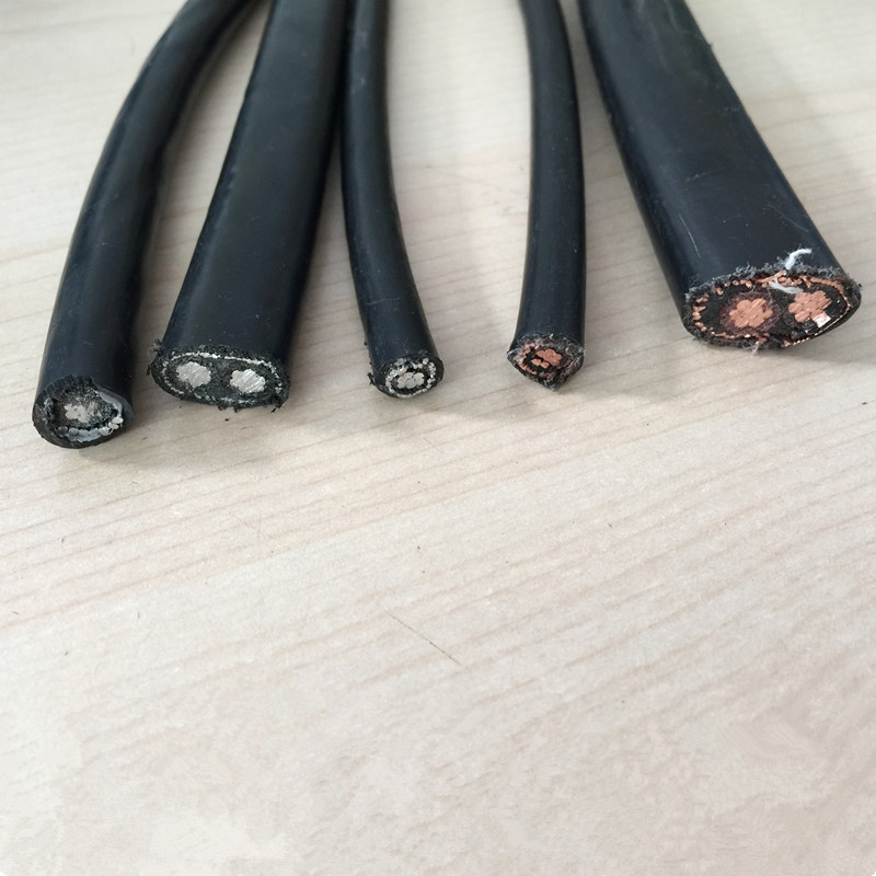 Elektrický split soustředný kabel, jednojádrový 8 / 2AWG, podzemní kabel Xlpe