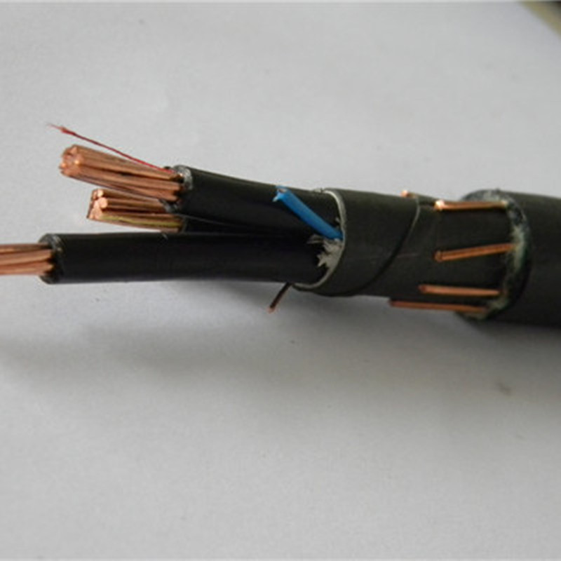 Černý soustředný pancéřovaný kabel 16mm 3 jádro 6/3 AWG s izolací z PVC nebo XLPE