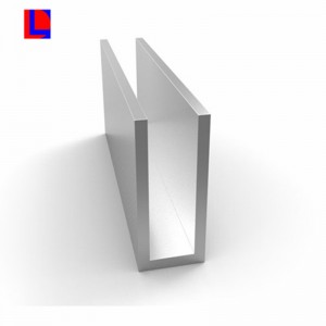 Stavební materiály hliník ve tvaru profilu kanálu
