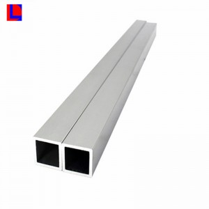 barevné eloxované hliníkové čtvercové trubice