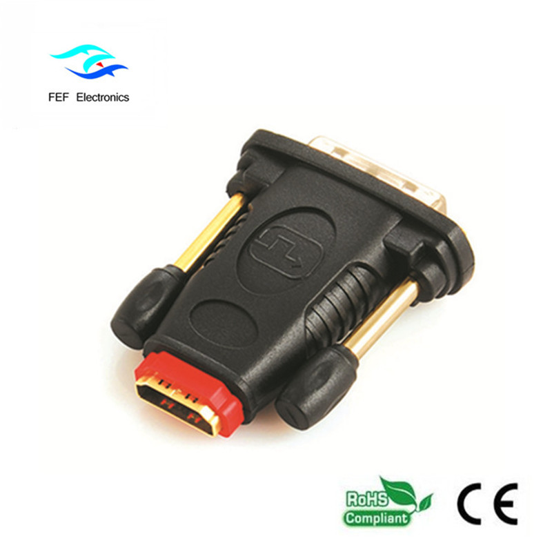 HDMI samice na DVI 24 + 1 samčí adaptér Male to Female Converter Kód: FEF-HD-006