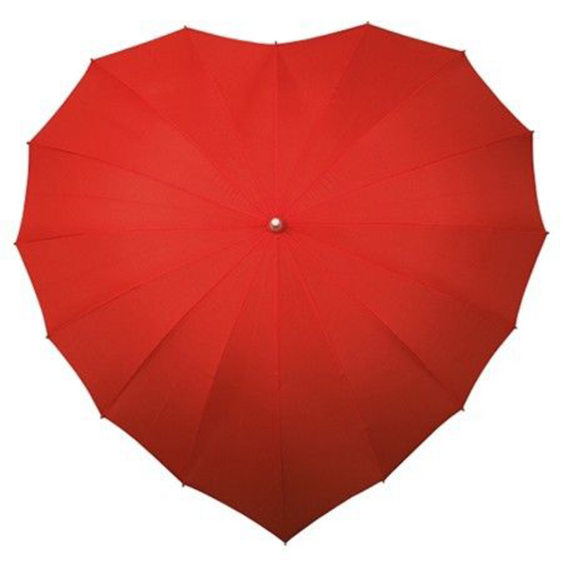 Reklamní fotografie - Love Hearted Shaped Propagační Valentine Umbrella