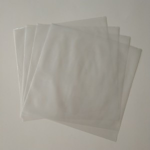 33RPM Premium Ochranný Plochý Poly Vinyl Record Vnější Obaly Pouzdra