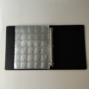 Sběratelé mincí Úložiště portfolií alb pro pamětní mince D-Ring