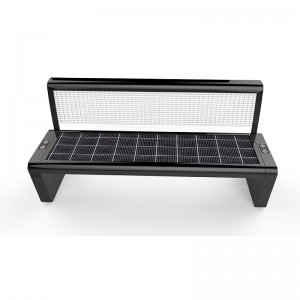 Solar Smart Bench Volitelný stojan na kola a LED obrazovka na zadní straně