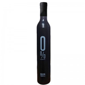 Černý deštník s logem potisku 21 palců, 3krát ruční deštník pro děti