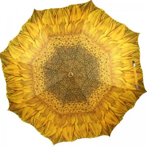 Kvalitní velkoobchodní prodejní reklama venkovní květ tvar rovný deštník
