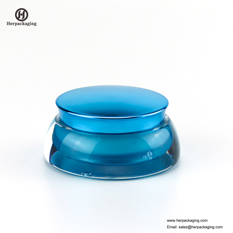 HXL222 luxusní kulatá prázdná akrylová kosmetická nádoba