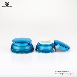 HXL222 luxusní kulatá prázdná akrylová kosmetická nádoba