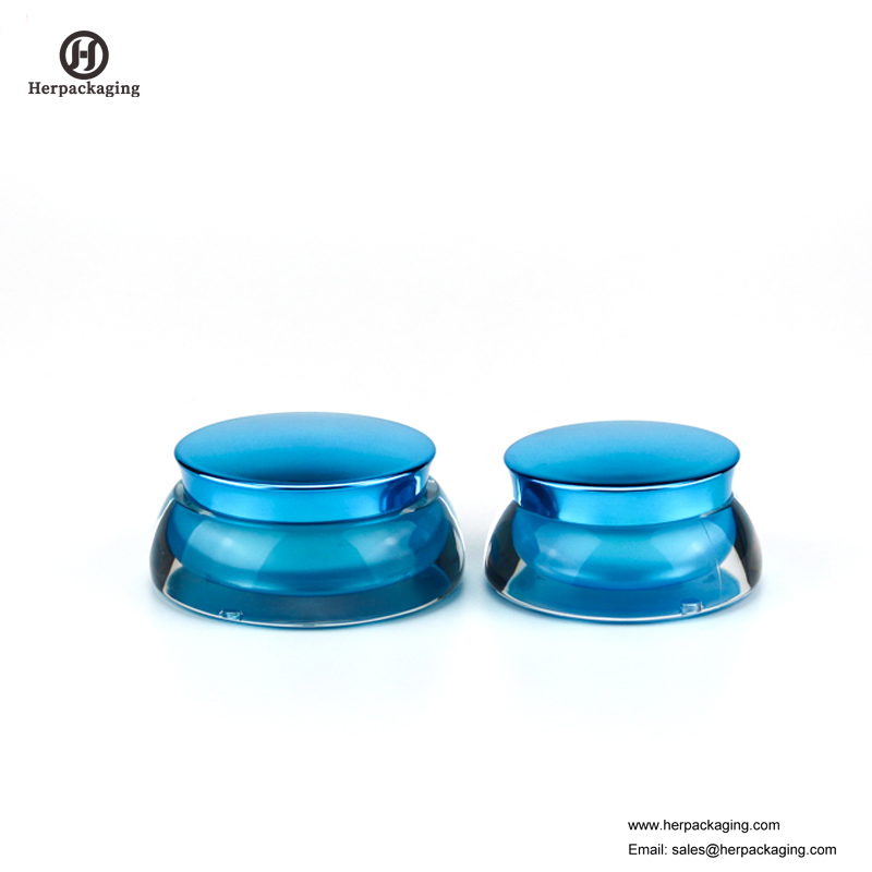HXL222 luxusní kulatá prázdná akrylová kosmetická nádoba