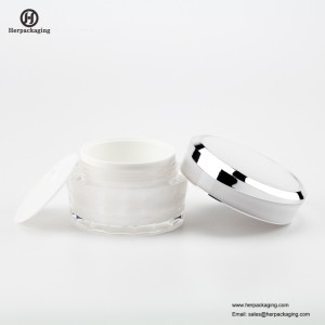 HXL227A luxusní kulatá prázdná akrylová kosmetická nádoba