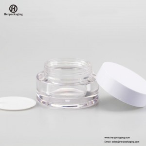 HXL237A luxusní kulatá prázdná akrylová kosmetická nádoba