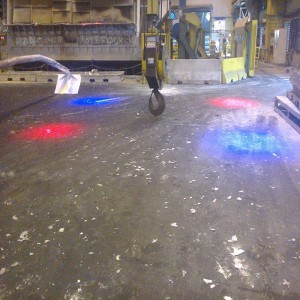 Výstražná světla pro mostový jeřáb 120W světla s vysokým jasem jeřábů