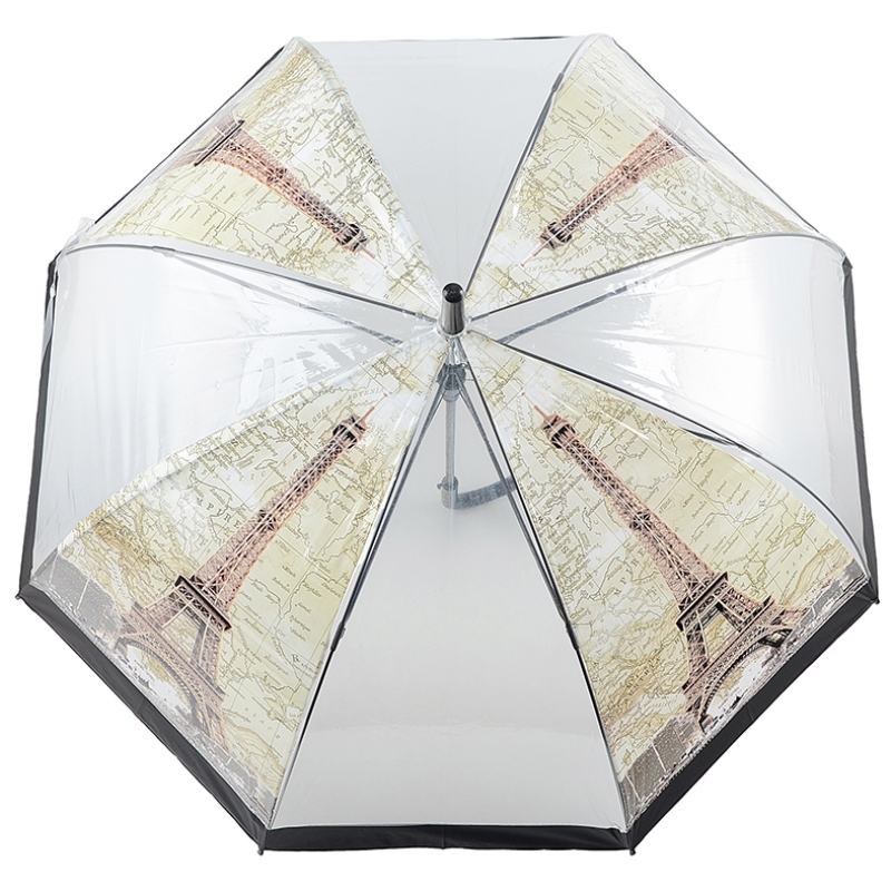 Materiál POE čirý kopule tvaru dětský deštník s automatickým otevřením