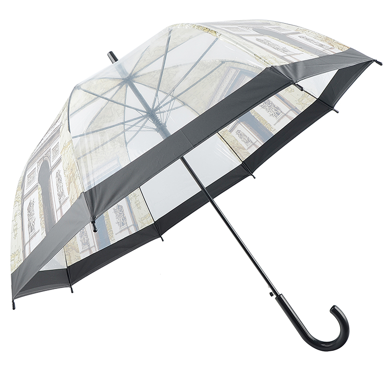 Materiál POE čirý kopule tvaru dětský deštník s automatickým otevřením