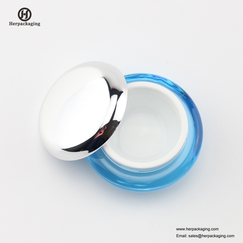 HXL226 luxusní kulatá prázdná akrylová kosmetická nádoba