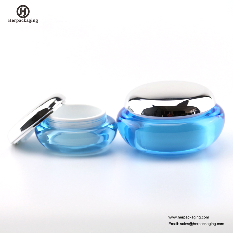 HXL226 luxusní kulatá prázdná akrylová kosmetická nádoba
