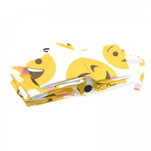 Úžasný levnější vlastní tisk Emoji plně automatický deštník 3 skládací