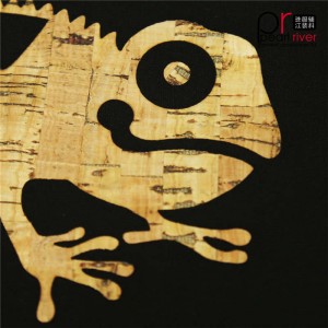 chameleonová kožená náplast