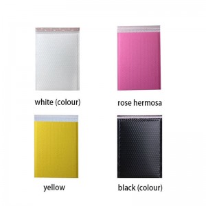 Tovární velkoobchodní zakázková růžová barevná plastová bublina poštovní taška s polstrovanou obálkou