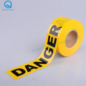 Žlutá POZOR NA DOT ENTER Bariérová páska, žlutá NEBEZPEČNÁ páska