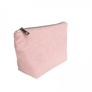 Odolný přenosný přenosný kosmetický sáček na zip z přírodních vláken
