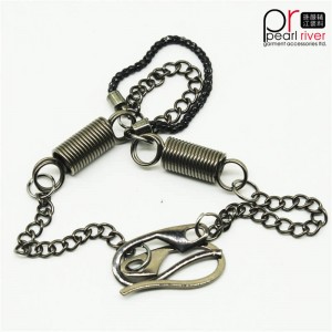 Rockový styl džíny doplňky kamenné řetězy kalhoty řetězy tašky dekorace řetězy