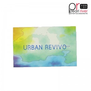 módní barevné velké číslo nálepka