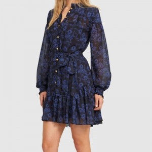 Nové mini šaty s dlouhým rukávem pro ženy