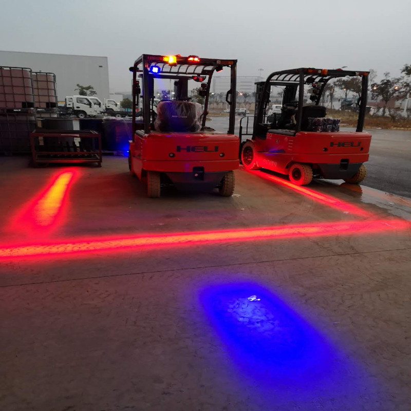 1500 Lumens Forklift LED Red Zone Light pro sklad