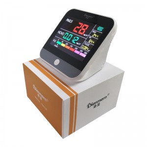 Přenosný laserový tester kvality formaldehydu PM2.5 Inteligentní monitor detektoru teploty TVOC AQI pro domácí vlhkost vzduchu v autě