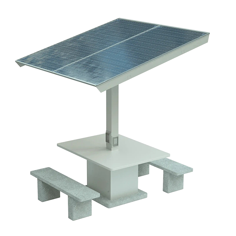 Venkovní pouliční nábytek Solární nabíjecí stůl