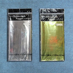 Fólie Tablecover s jednobarevnou kovovou fólií ubrus pro svatební hostinu oslavit svátek