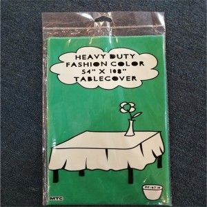 Jednorázové plastové restaurační ubrusy kulaté / obdélníkové dárkové ubrusy