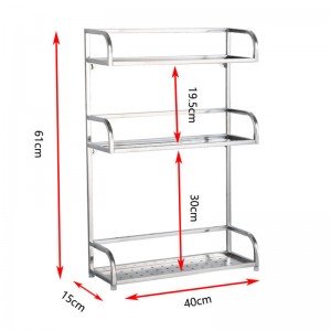 Stojan na koření z nerezové oceli, držák nože, odkládací stojan