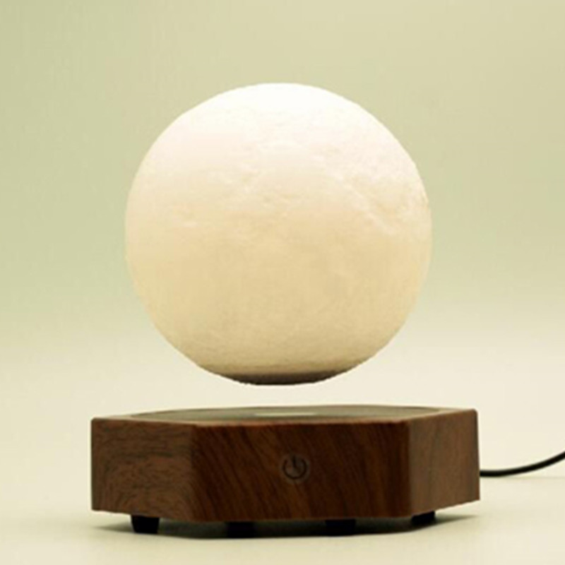 nová dřevěná základna magnetická levitující levitační měsíc PA-1008 plovoucí měsíční lampa
