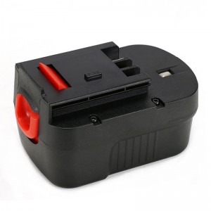 Akumulátorové baterie pro NiMh 1500mAh 14,4V pro Black \u0026 Decker A1714, A14, A14F