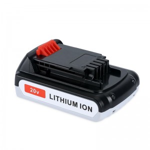 Akumulátorové baterie Li-ion 1500mAh 20 V, náhradní baterie pro Black \u0026 Decker LB20, LBX20, LBX4020, LB2X4020