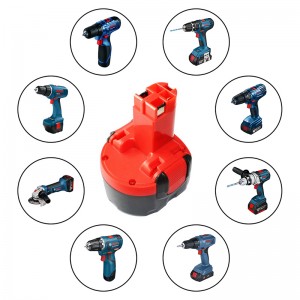 Nejlevnější baterie elektrického nářadí 7,2 V 3000 mAh Ni-Mh náhradní baterie pro Bosch 2 607 335 587, 2 607 335 766