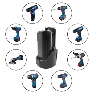 Li-ion 10,8V 1500mAh náhradní baterie pro elektrické nářadí Bosch BAT411, BAT412, BAT413