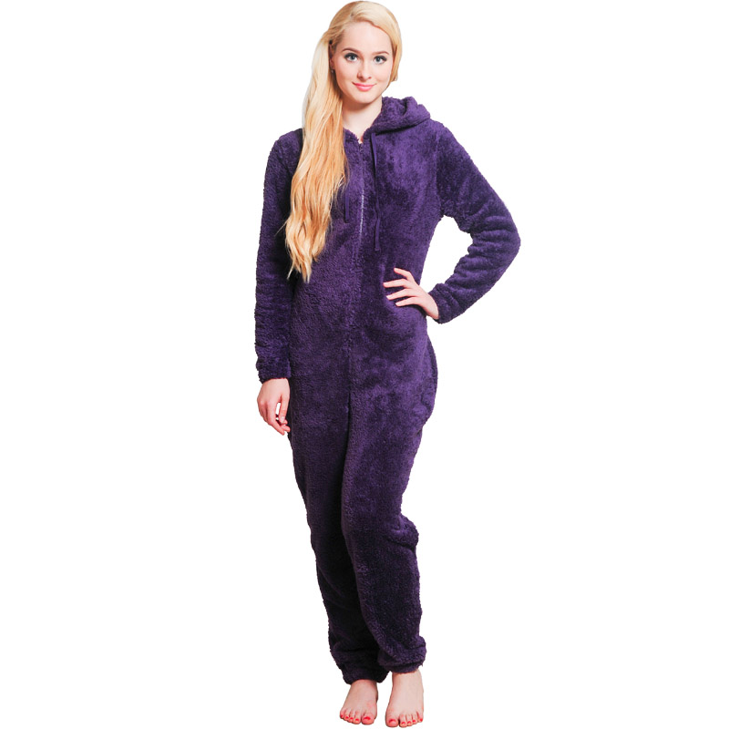 Dospělí Onesie Purple Pajama